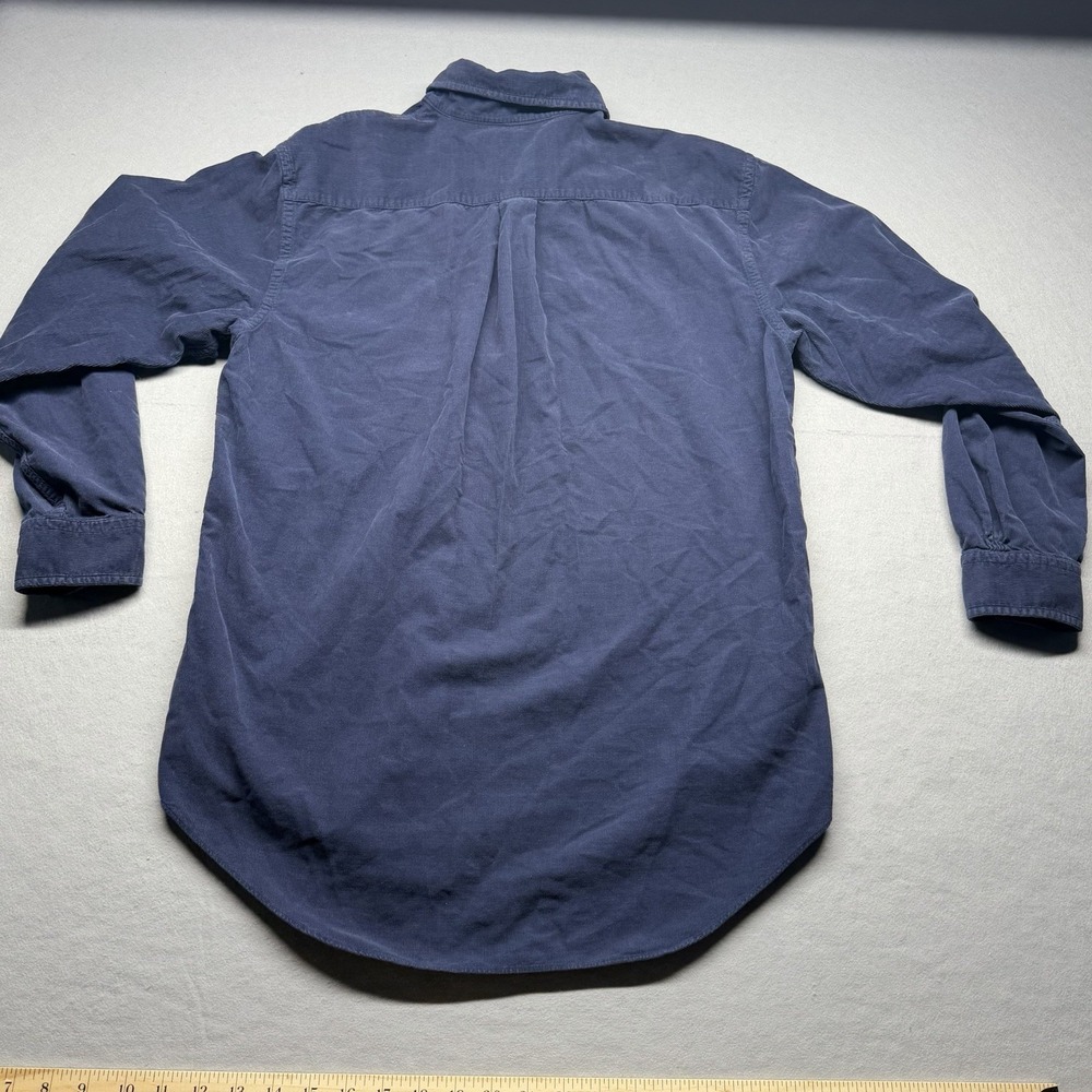 Brooks Brothers Button Down Men's Medium Navy Blue Madison Fit Corduroy - Picture 5 of 8